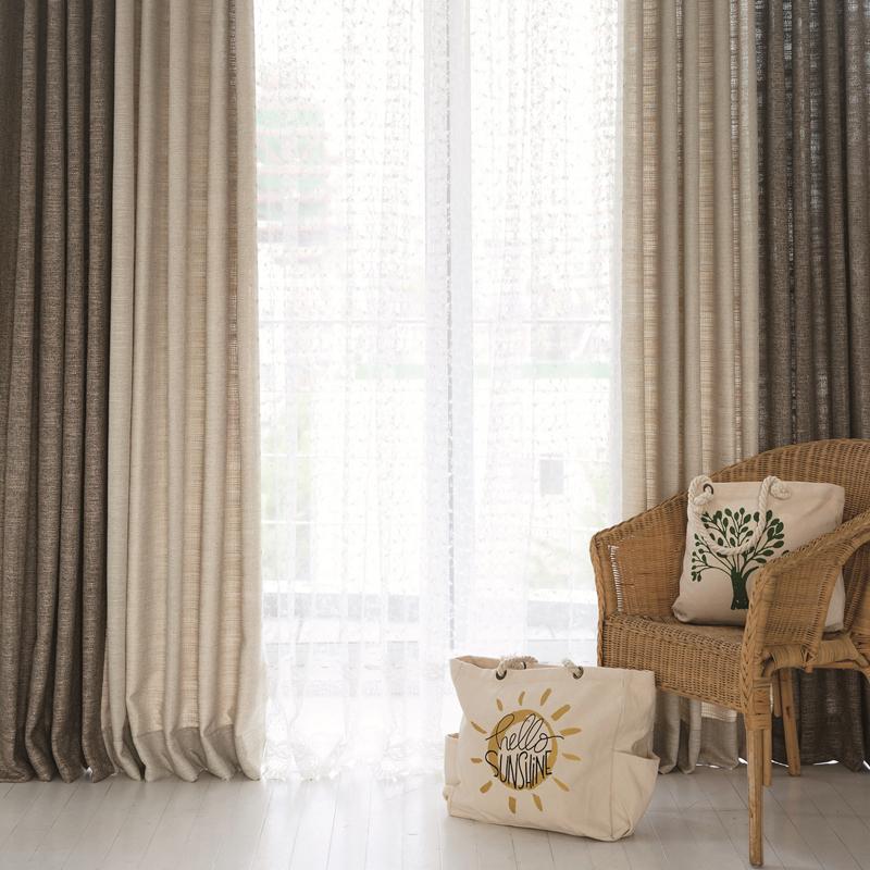 코디커튼 아리엘 골든 브라운 속커튼 아다마스 연출set